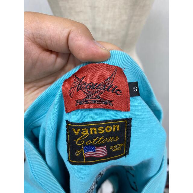 VANSON(バンソン)のVANSON ACOUSTIC コラボ フライングホイールTシャツM71 メンズのトップス(Tシャツ/カットソー(半袖/袖なし))の商品写真