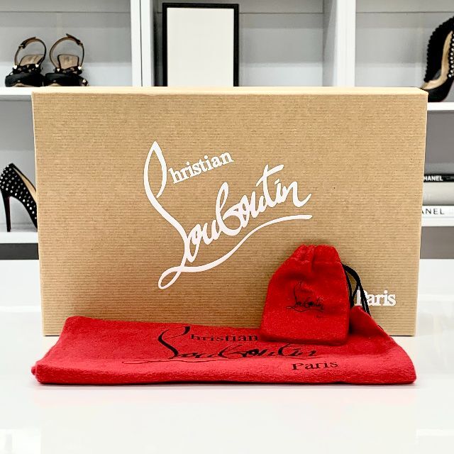 Christian Louboutin(クリスチャンルブタン)の4116 クリスチャンルブタン レース レザー バックストラップ パンプス レディースの靴/シューズ(ハイヒール/パンプス)の商品写真