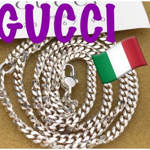 新しい季節 美品 GUCCI 2.5ミリ 喜平チェーンネックレス アクセサリー