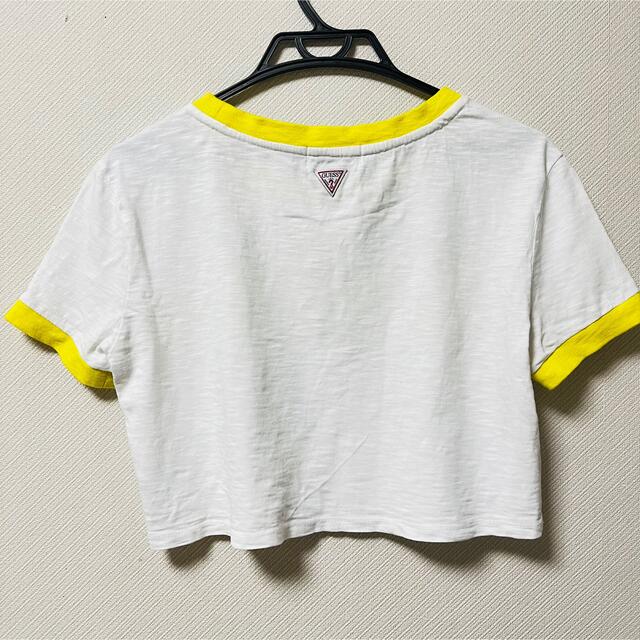 GUESS(ゲス)のGuess Cropped s/s Ringer Tshirt レディースのトップス(Tシャツ(半袖/袖なし))の商品写真