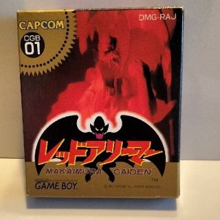 ゲームボーイアドバンス(ゲームボーイアドバンス)の【匿名配送】レッドアリーマー　完品 極美品 ハガキ あり　ゲームボーイ(携帯用ゲームソフト)