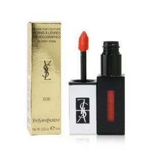 イヴサンローランボーテ(Yves Saint Laurent Beaute)のイブサンローランルージュピュールクチュールヴェルニ#506オレンジ(リップグロス)