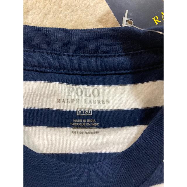 Ralph Lauren(ラルフローレン)の7/23までお値下げ☆ラルフローレン　半袖Tシャツ　キッズ  サイズ6 キッズ/ベビー/マタニティのキッズ服男の子用(90cm~)(Tシャツ/カットソー)の商品写真