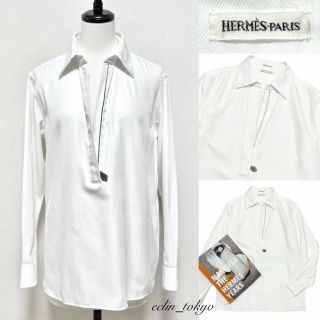 エルメス(Hermes)のHERMES マルジェラ期【フロントジップ】ヴァルーズ シャツ E3485(Tシャツ(長袖/七分))