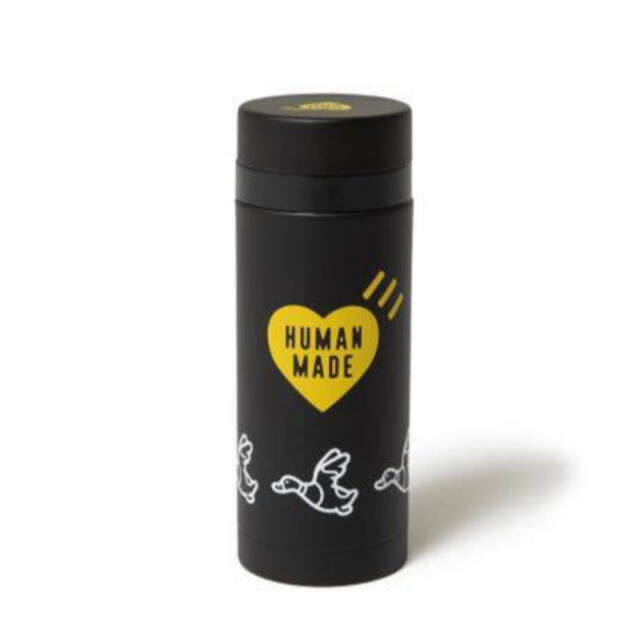 HUMAN MADE(ヒューマンメイド)のhuman made タンブラー 黒　BOTTLE 200ml 水筒 インテリア/住まい/日用品のキッチン/食器(タンブラー)の商品写真