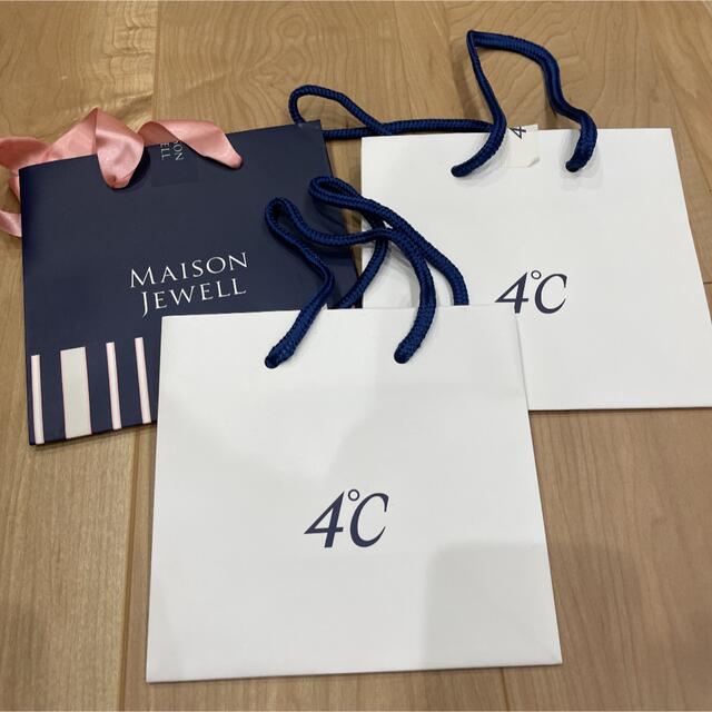 Tiffany & Co.(ティファニー)のティファニー　4℃  MAISON JEWELL  ショップ袋セット レディースのバッグ(ショップ袋)の商品写真