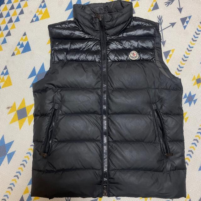 MONCLER DUPRES GILET 3 ブラック ダウン ベスト アウター