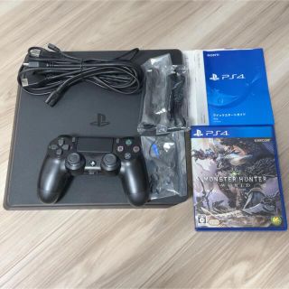 PS4 ブラック　500GB モンハン付き