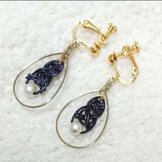 水引 イヤリング ハンドメイド(イヤリング)