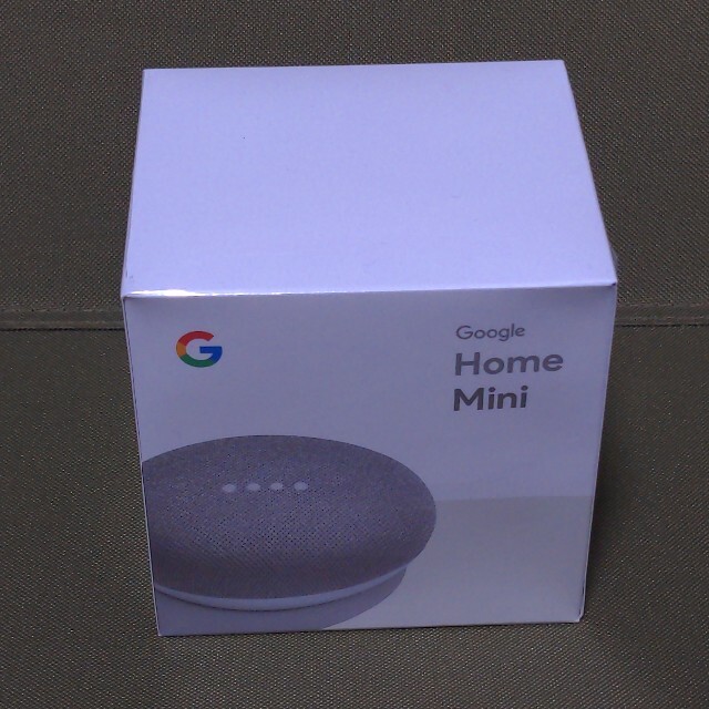 Google(グーグル)のGoogle Home Mini チョーク スマホ/家電/カメラのオーディオ機器(スピーカー)の商品写真