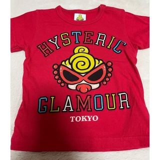 ヒステリックミニ(HYSTERIC MINI)のHYSTERIC MINI 半袖Tシャツ 80cm 赤 (Ｔシャツ)