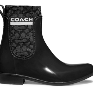 コーチ(COACH)の春から梅雨に重宝します　COACH リヴィントン レインブーツ　長靴　27cm(レインブーツ/長靴)
