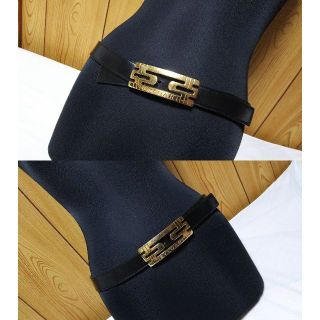 BVLGARI - 正規 ブルガリ ロゴ×パレンテシ ジュエリーバックル ベルト
