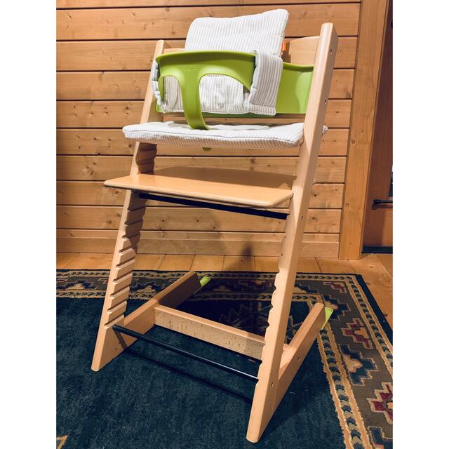 Stokke(ストッケ)のみのり　様【フルセット・クッション付】（425）ストッケ トリップトラップ キッズ/ベビー/マタニティの寝具/家具(その他)の商品写真