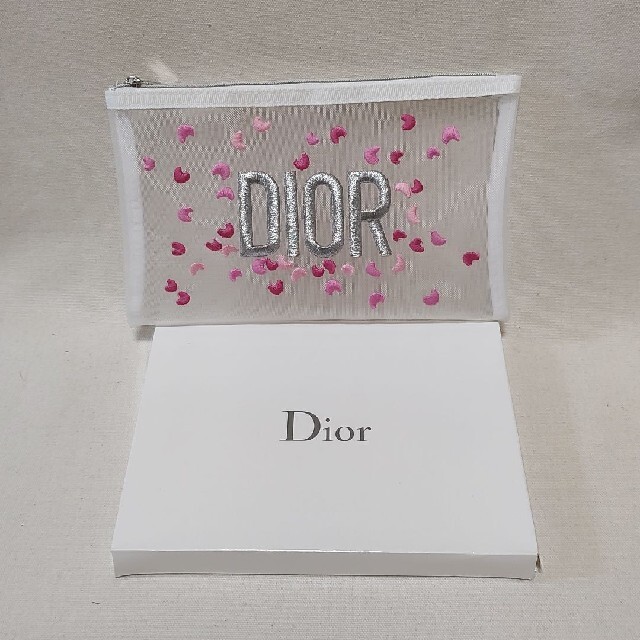Christian Dior - Dior ディオール ノベルティ メッシュ ポーチ Christian Dior - Dior ディオール ノベルティ メッシュ ポーチ