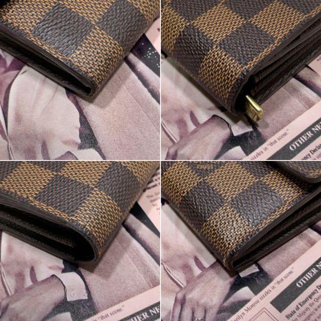 LV✨未使用に近い✨ルイヴィトン  ポルトフォイユサラ ダミエ　折り長財布　長財布