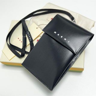 マルニ(Marni)のマルニ MARNI ネック ポーチ iphone ケース モバイル 携帯 PVC(ショルダーバッグ)