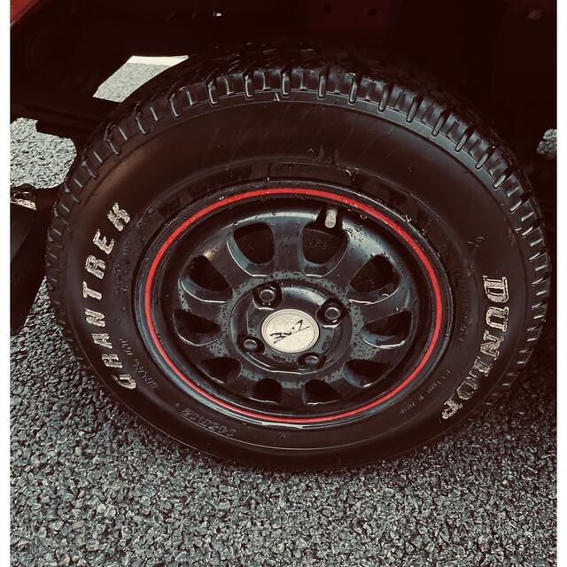 DUNLOP(ダンロップ)の値下げ‼️軽箱バン　12インチ　タイヤホイール4本 自動車/バイクの自動車(タイヤ・ホイールセット)の商品写真