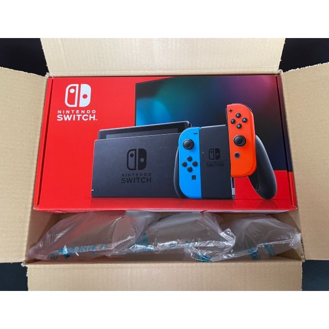 Nintendo Switch(ニンテンドースイッチ)の新品未開封☆Nintendo Switch  本体 ニンテンドースイッチ ネオン エンタメ/ホビーのゲームソフト/ゲーム機本体(家庭用ゲーム機本体)の商品写真