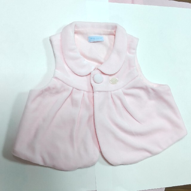 mikihouse - 【新品・未使用】MIKI HOUSE ベビー ベスト ベロア えり ...