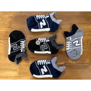 ニューバランス(New Balance)の新品ニューバランスnew balanceキッズソックス靴下5足セット218(靴下/タイツ)