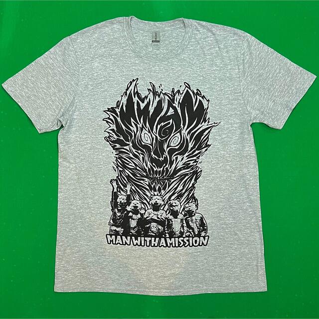 MAN WITH A MISSION(マンウィズアミッション)の【レア】MWAM マンウィズ　Tシャツ エンタメ/ホビーのタレントグッズ(ミュージシャン)の商品写真