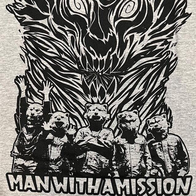 MAN WITH A MISSION(マンウィズアミッション)の【レア】MWAM マンウィズ　Tシャツ エンタメ/ホビーのタレントグッズ(ミュージシャン)の商品写真