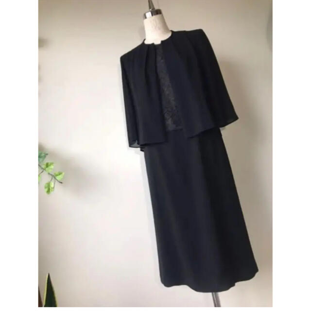 SOIR - ご専用❣️ソワール 大人気 洗える 9AR ブラックフォーマル