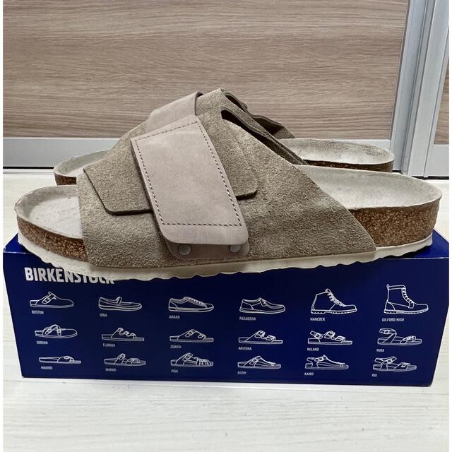 BIRKENSTOCK(ビルケンシュトック)のビルケンシュトック Kyoto size43 Gray Taupe 新品未使用 メンズの靴/シューズ(サンダル)の商品写真