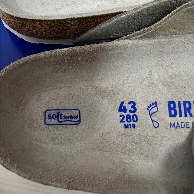 BIRKENSTOCK(ビルケンシュトック)のビルケンシュトック Kyoto size43 Gray Taupe 新品未使用 メンズの靴/シューズ(サンダル)の商品写真