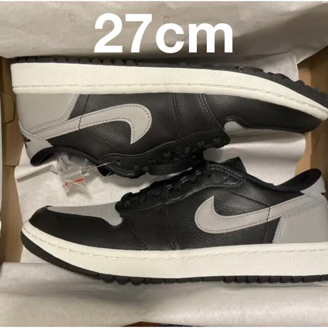NIKE - 27cm エアジョーダン1 ゴルフ AIR JORDAN 1 Low BLACKの通販 by