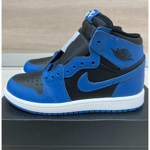 NIKE(ナイキ)のNIKE AIR JORDAN 1 Dark Marina Blue 19cm キッズ/ベビー/マタニティのキッズ靴/シューズ(15cm~)(スニーカー)の商品写真