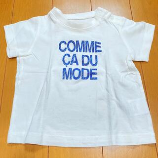 コムサデモード(COMME CA DU MODE)の【値下げ】COMME CA DU MODE ☆ 半袖　Tシャツ　80㎝(Ｔシャツ)