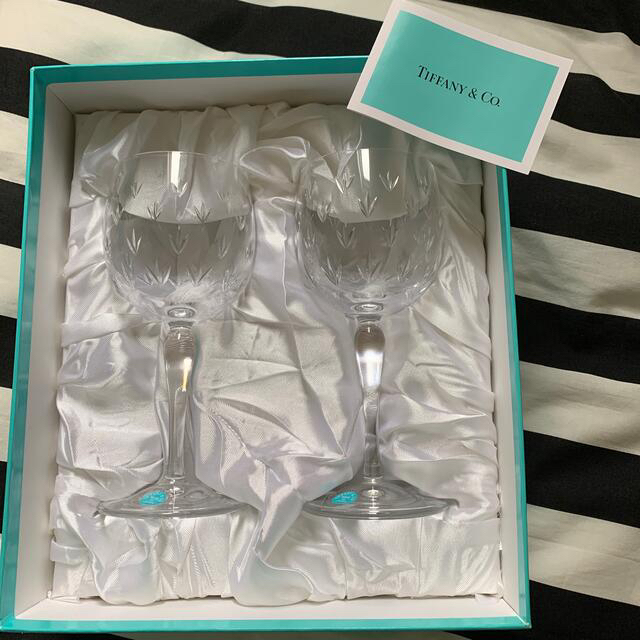 ボタニカル ミディアムベール 【値下げ中】Tiffany&co. ワイングラス