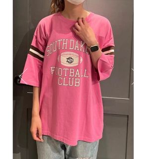 ロデオクラウンズワイドボウル(RODEO CROWNS WIDE BOWL)のロデオ ★GOOD OLD フットボールTシャツ(Tシャツ(半袖/袖なし))