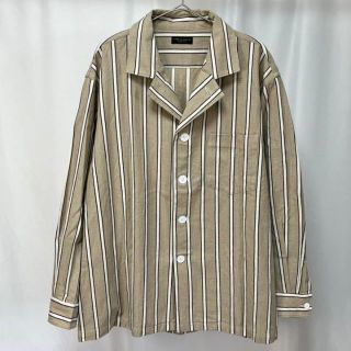 コムデギャルソンオムプリュス(COMME des GARCONS HOMME PLUS)のAD1995 コムデギャルソンオムプリュス ストライプ オープンカラーシャツ(シャツ)