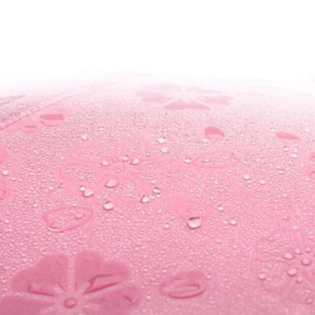 お得❗️2個セット ☆浮き出る花柄UVカット 軽量☆コンパクト☆折り畳み傘ピンク レディースのファッション小物(傘)の商品写真
