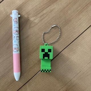 マイクラ　クリーパー　キーホルダー(キャラクターグッズ)