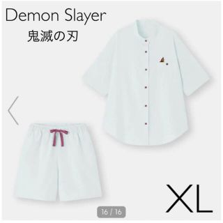 ジーユー(GU)のGU パジャマ(半袖&ショートパンツ)Demon Slayer XL(パジャマ)