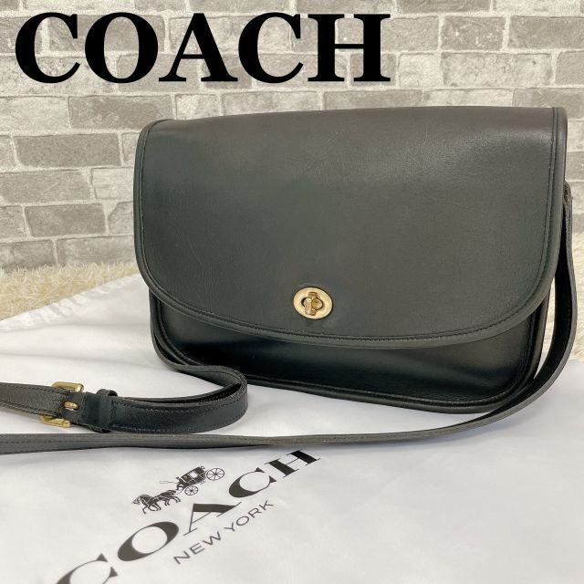 COACH - オールドコーチ シティバッグ ショルダーバッグ 金具 ブラック