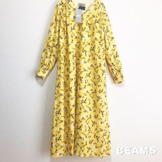 ビームス(BEAMS)の【BEAMS Lights】DEVEAUX 総柄 ロングワンピース タグ付未使用(ロングワンピース/マキシワンピース)