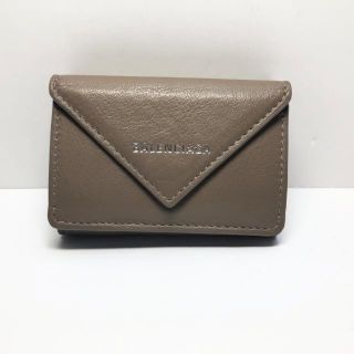 バレンシアガ(Balenciaga)のバレンシアガ 3つ折り財布 391446 ブラウン(財布)