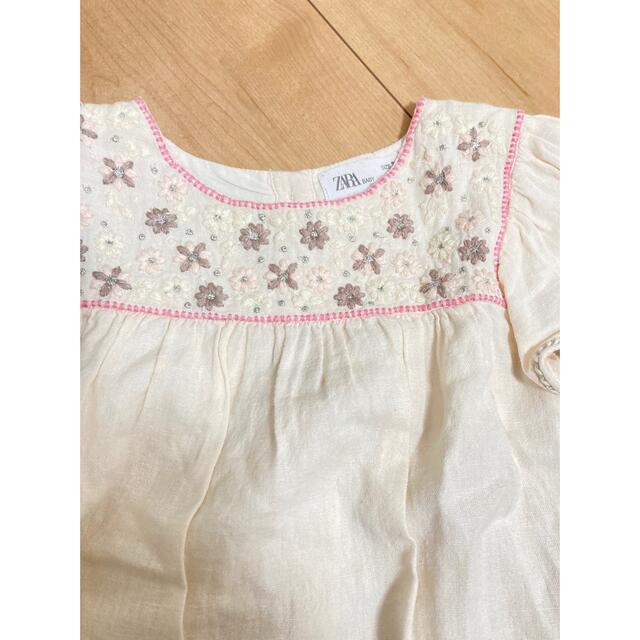 ZARA KIDS(ザラキッズ)のザラブラウス キッズ/ベビー/マタニティのキッズ服女の子用(90cm~)(ブラウス)の商品写真