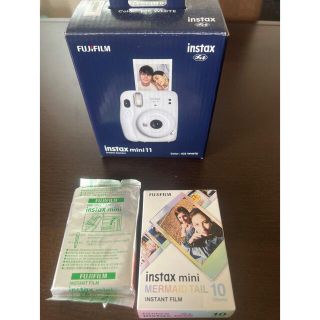 フジフイルム(富士フイルム)の【G.K様専用】instax mini11 チェキ アイスホワイト(フィルムカメラ)