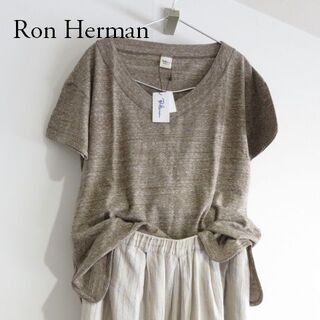 ロンハーマン(Ron Herman)の新品 Ron Hermanロンハーマン 霜降り BOX　Tシャツ　茶　Sサイズ(Tシャツ(半袖/袖なし))
