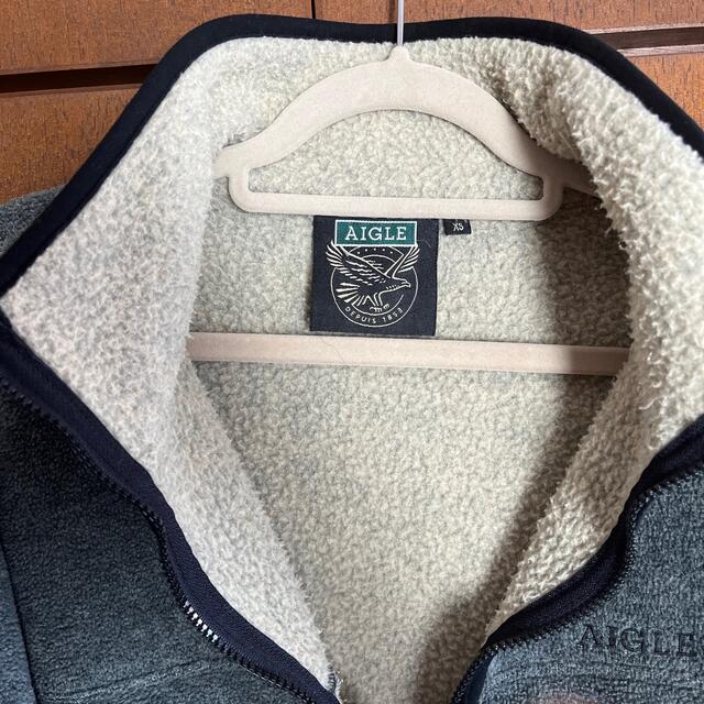 AIGLE(エーグル)のAIGLE エーグル フリース ジャケット フルジップブルゾン メンズのジャケット/アウター(ブルゾン)の商品写真