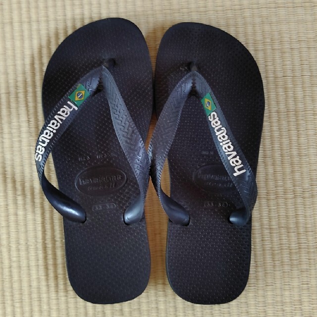 havaianas(ハワイアナス)のhavaianas 33-34　ブラック　ジュニア キッズ/ベビー/マタニティのキッズ靴/シューズ(15cm~)(サンダル)の商品写真