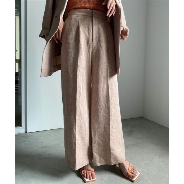 美品 アメリヴィンテージ  RUSTIC LINEN PANTS オレンジ S