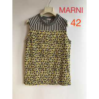 マルニ(Marni)のMARNI マルニ　ノースリーブ　Tシャツ(Tシャツ(半袖/袖なし))