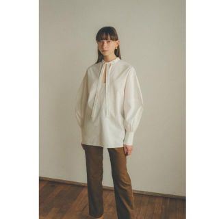 クラネ(CLANE)のCLANE W FACE BOWTIE SHIRT(シャツ/ブラウス(長袖/七分))